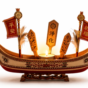 王爺船造型燭台
